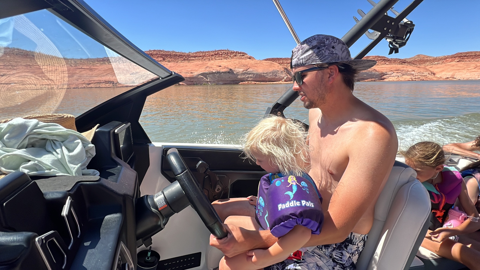 Family at Lake Powell