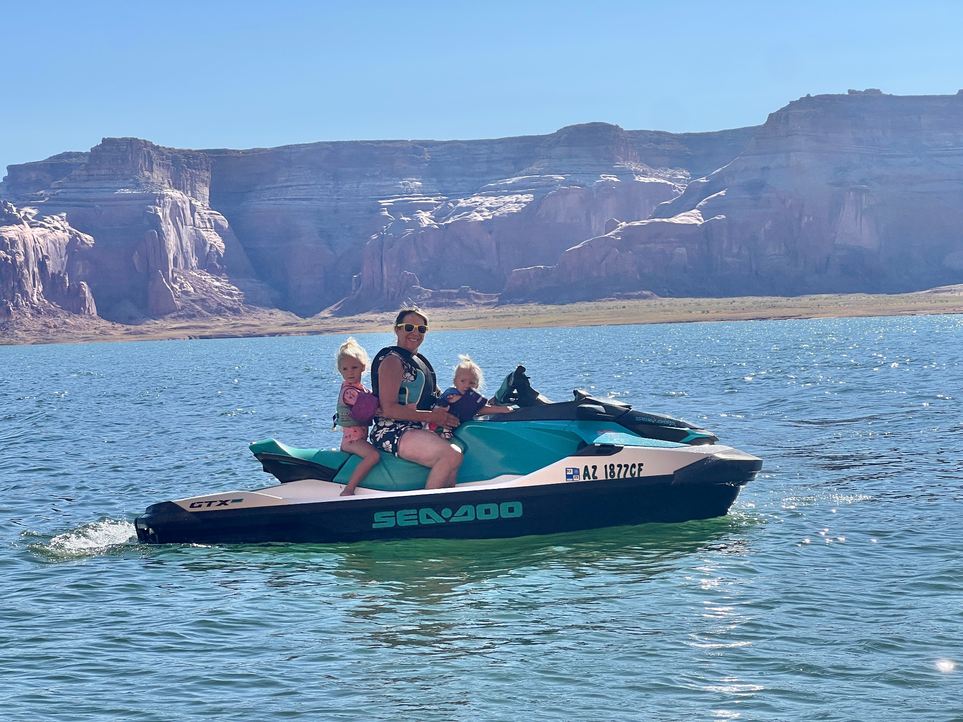 Family at Lake Powell