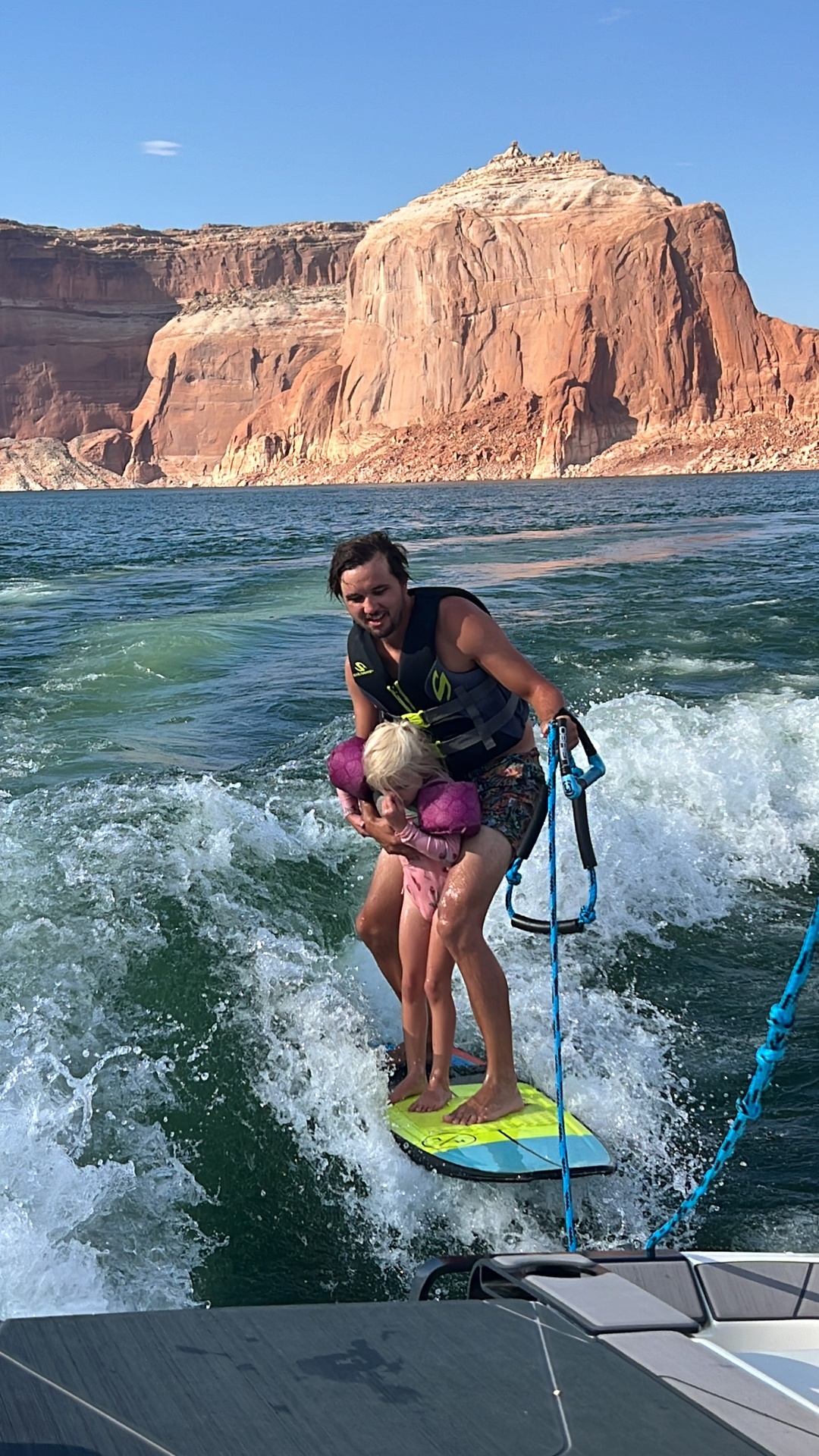 Family at Lake Powell
